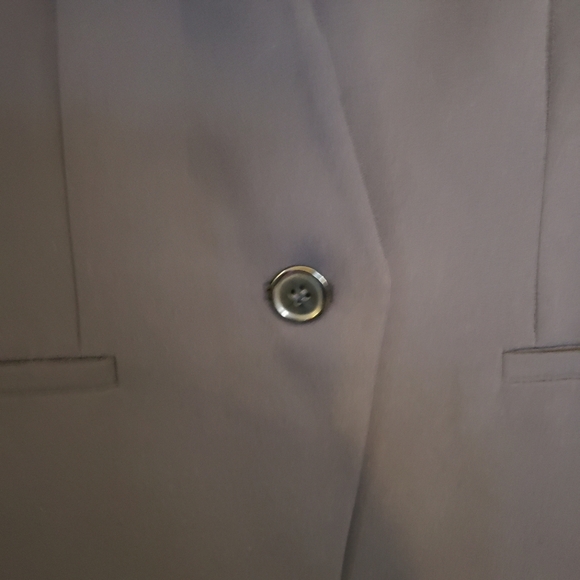 ⭐NWOT Tahari Navy Bow Back Open Slits Blazer Size 2 - Picture 4 of 12